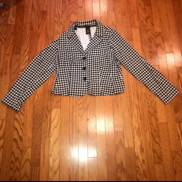 Metaphor black & white checkered Suit Blazer - Picture 3 of 8